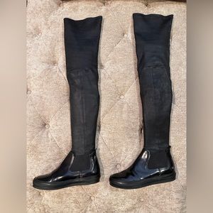 AGL Thigh High Combat Boots-NWOT